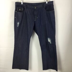 BLAC Label Premium Dark Wash Studded Jeans Size 44